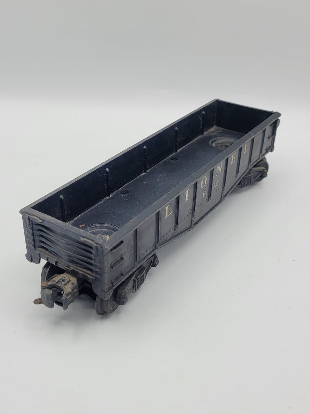 Lionel 6012 O Gauge Postwar Lionel Lines Black Open Train Gondola Car
